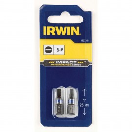 IRWIN Impact bit SLOT 5,5mm - 25mm 2 ks