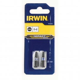 IRWIN Impact bit SLOT 6,5mm - 25mm 2 ks