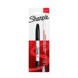 Sharpie Twin Tip černý - blistr