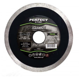 Kotúč diamantový rezný plný 125x1,4x22,23mm