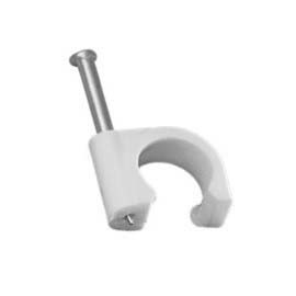 Držák s hřebíkem na kulaté vedení (100 ks)