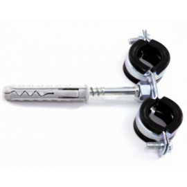 Držák dvojitý na potrubí 1