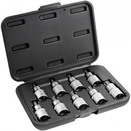 Klíč nástrčný sada 9 ks TORX 1/2" vnější