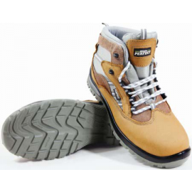 Topánky pracovníkotníkové kožené 