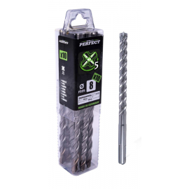 Vrták SDS plus 4 břit X5 X-PACK 6,0x160 mm;10 ks