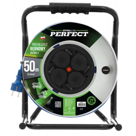 Kabel prodlužovací bubnový HEAVY LINE 50m