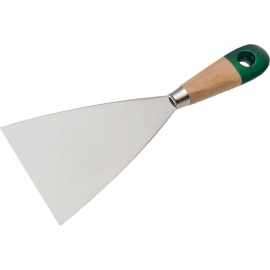 Špachtľa maliarska 120 mm, drevená lakovaná rukoväť