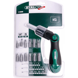 Šroubovák s ráčnou 13-dílná sada