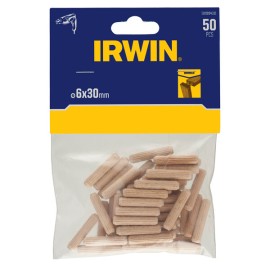 IRW Dřevěné kolíčky spojovací 6x30 mm (50 ks)