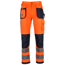 Kalhoty pracovní ref. BASIC NEON LINE oranžová S