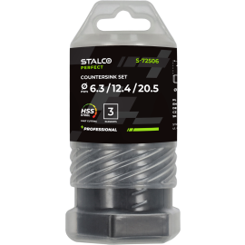 Záhlubník 90° HSS DIN 335 PT sada 3 ks